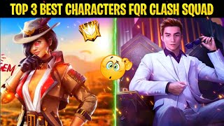 Top 3 best characters for clash squad in free fire in tamil #freefire #shorts