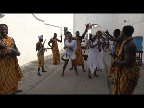 Farewell Drumming at Cape Coast African Holocaust Dungeons - Ghana Dec 2022 Journey of a Lifetime