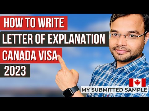 LETTER OF EXPLANATION for Canada PR - MY SAMPLE LETTERS!