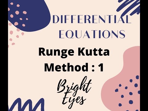 Numerical Solution of ODE by Runge-Kutta Method