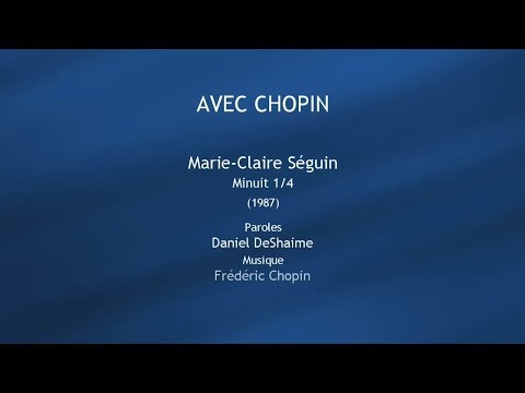 Avec Chopin - Marie-Claire Séguin