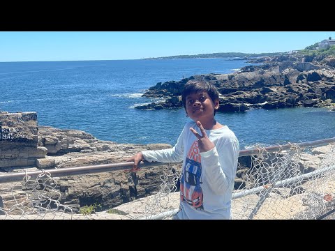 Road trip Day 2 - Nubble lighthouse - Gooch's beach - Portland head light - PaulBunyan statue - 2024