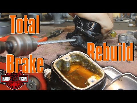 How to Rebuild Harley Davidson Hydraulic brake System(1972-2023)