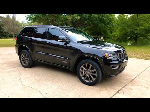 2016 JEEP GRAND CHEROKEE LIMITED 75TH EDITION BRILLIANT BLACK CRYSTAL SUNROOF NAVIGATION LEATHER