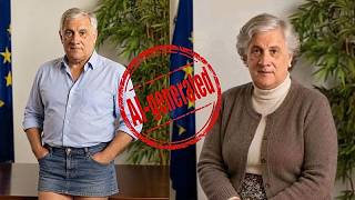 Italien: Bilder von Außenminister Tajani im Minirock gehen viral