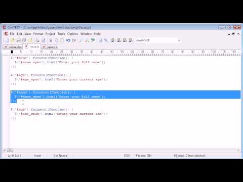 jQuery Tutorial 1 Introduction to jQuery