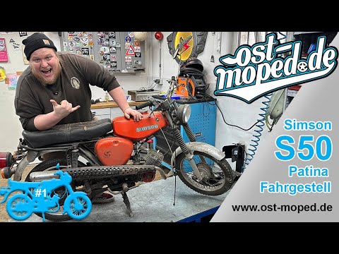 Simson S50 | Patinaprojekt - Frische Buchsen für das Fahrgestell | Folge 1 | ost-moped.de