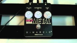 Video thumbnail for #14 Metal Pedal Shootout - DiMarzio - veryMetal - Guitar Distortion High Gain Fuzz Comparison by Dennis Kayzer
