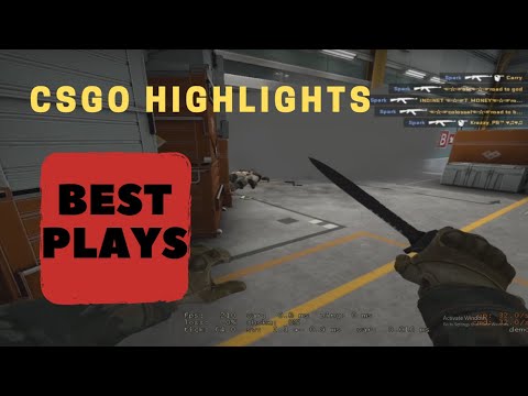CSGO HIGHLIGHTS | BEST PLAYS | SPARK GAMING YT