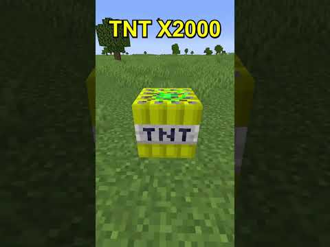 Mini TNT VS 10,000 TNT Minecraft