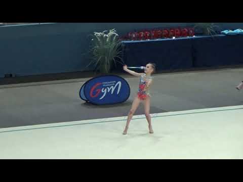 Anais DEFRANOUX massues - 2019 Championnat de France Créteil AA (junior Elite)