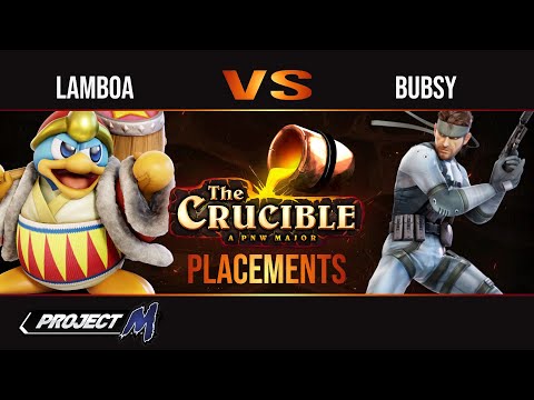The Crucible: Lamboa (DDD) vs. Bubsy (Snake, Bowser) - Pools - Project M