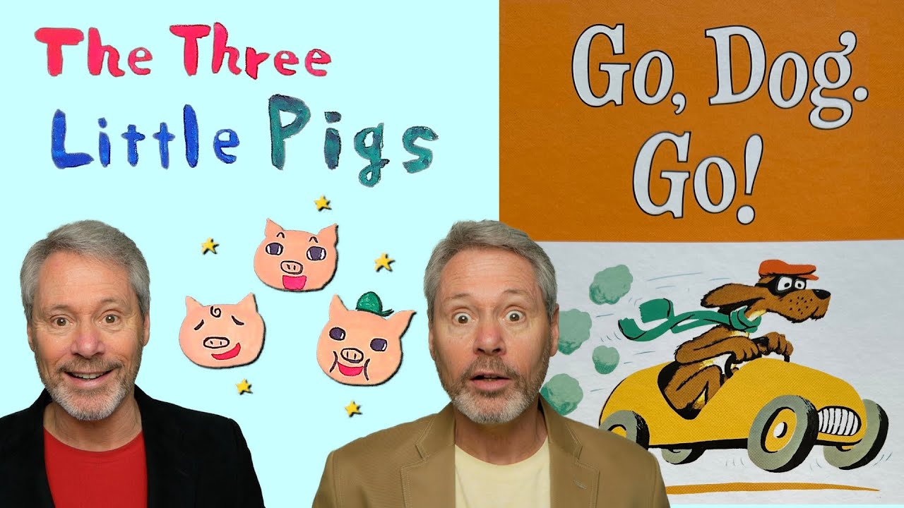 "The Three Little Pigs" & "Go. Dog. Go!" - Compilation - 「三匹の子豚」と「ゴー・ドッグ・ゴー！」読み聞かせ