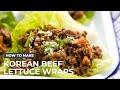How To Make Korean Beef Lettuce Wraps