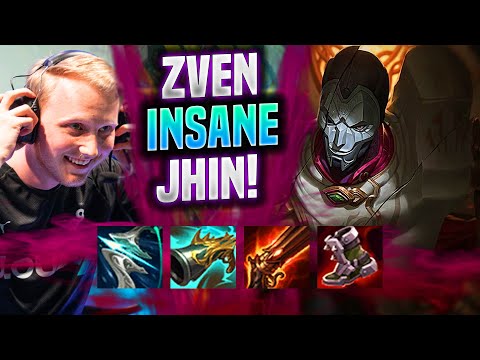 ZVEN IS INSANE WITH JHIN! - C9 Zven Plays Jhin ADC vs Yasuo! | Patch 11.21