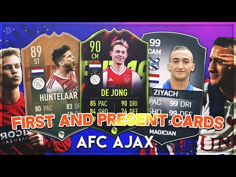 FIFA 19 | AFC AJAX FIRST AND PRESENT CARDS | w/ Huntelaar, De Jong & Ziyech