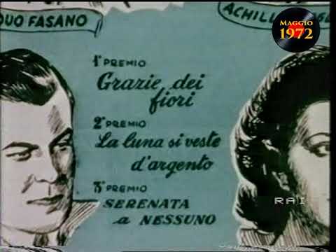 Ricordi delle prime due edizioni del Festival di Sanremo con Nunzio Filogamo e Nilla Pizzi