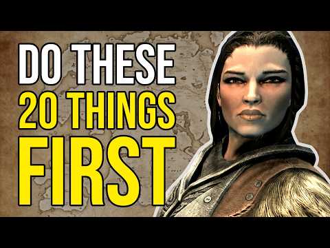 20 Essential Things You NEED To Do First in Skyrim