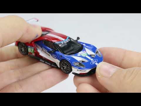 1/64 MINI GT Ford GT LMGTE PRO 2016 Le Mans Ford Chip Ganassi Team 4 Cars Set Diecast car model