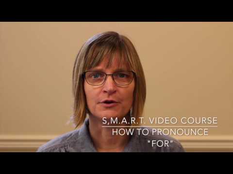 How to Pronounce "For"
