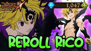 CONTA REROLL COM MELIODAS! VALEU A PENA?