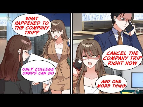[Manga Dub] An employee came back crying from the trip, so My Wife called Me the CEO...!? [RomCom]