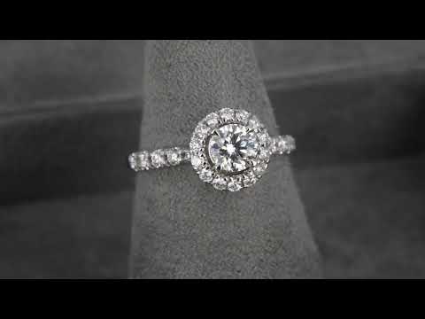 Кольцо в стиле «Cartier Destinée» из белого золота с бриллиантами