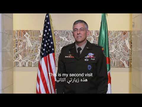 US military commander Stephen J. Townsend visits Algeria 🇩🇿🇺🇸 الجنرال ستيفن تاونسند يزور الجزائر