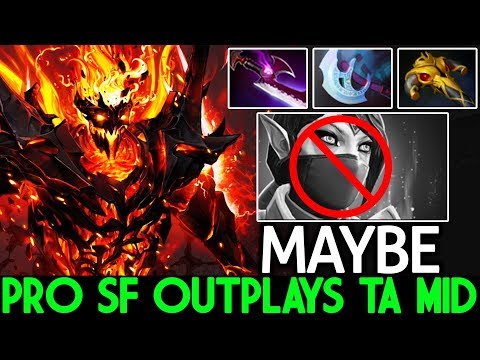 MAYBE [Shadow Fiend] Pro SF Outplays TA Mid Lane Beautiful Plays 7.22 Dota 2