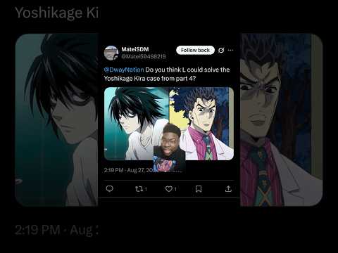 Could L Solve The Yoshikage Kira Case? #shorts #meme