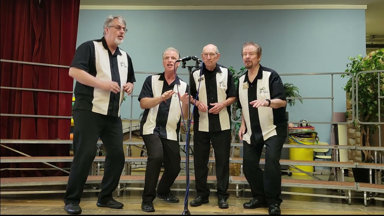The Rivertown Sound Quartet singing ‘In That Great Gettin' Up Morning’ at the Harmony Festival 2025 in St. Charles, MO.