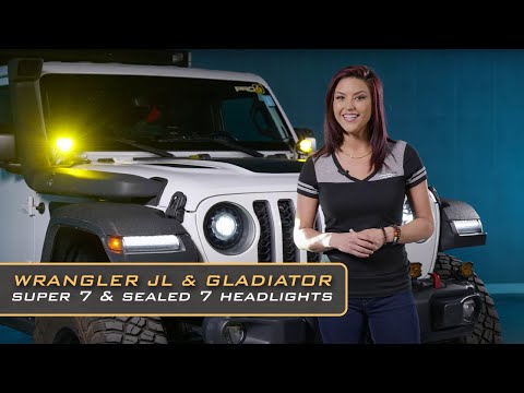 The brightest headlights for the Jeep JL and JT | Morimoto Sealed7 and Super7