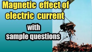 Magnetic effect  of  electric current class 10| electromagnetism | Fleming's left hand rule |class10