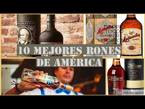LOS 10 MEJORES RONES y su historia en AMERICA