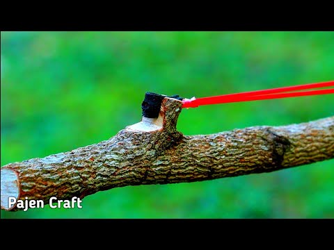 Simple And Powerful Wooden Slingshot Easy To Make