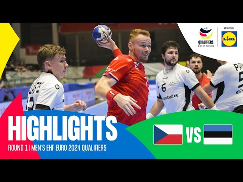Czech Republic vs Estonia | HIGHLIGHTS | Round 1 | EHF EURO 2024 Qualifiers