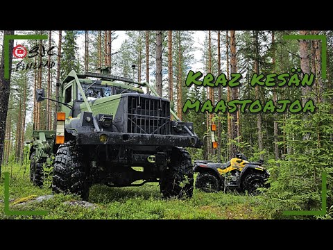 Kraz maastoajoa kesällä
