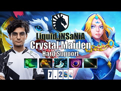 Crystal Maiden Hard Support | Liquid.iNSaNiA | FROSTBITE IS SO BROKEN | 7.28a Gameplay Highlights