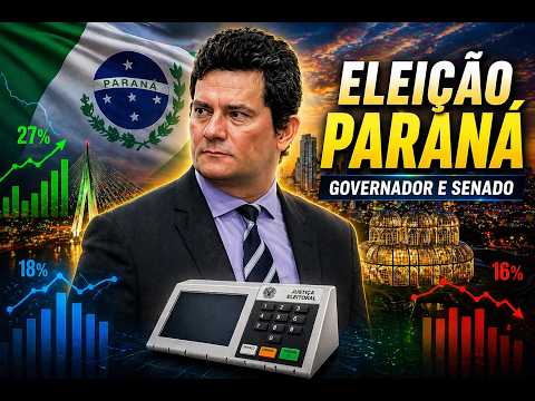 🚨: PESQUISA NO PARANÁ PARA GOVERNADOR E SENADOR MOSTRA SÉRGIO MORO LIDERANDO