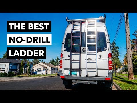 The Best Van Ladder Ever! | Prime Design No-drill Rear Access Door Ladder