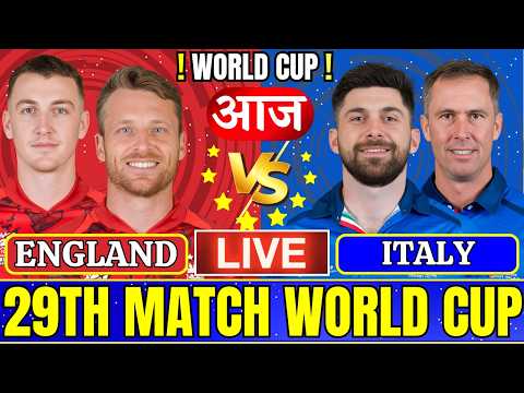 Live: ENG vs ITA Live T20, Live Cricket Match Today, ENG vs ITA 29th T20 World Cup Live Match Score
