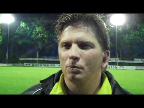 Trainer Marco van Rijn na de nederlaag in de RTV Rijnmond Cup tegen Barendrecht