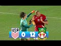 Ex USA Women Vs Men 0 12 All Goals Highlights 2023