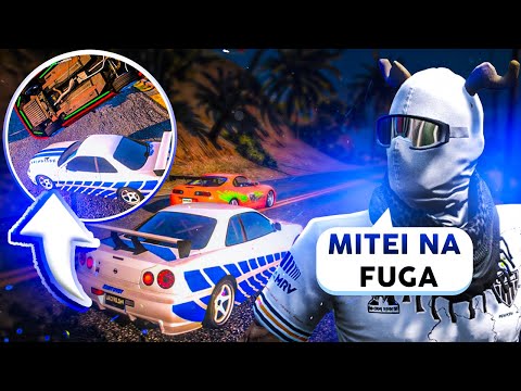 "DEMOS FUGA COM OS CARROS DOS VELOZES E FURIOSOS"