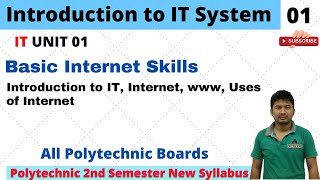 IT System | Basic Internet Skills | Lecture 01 | Polytechnic Studies | RK Singh