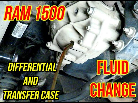 Ram 1500 2009-2018 | Rear and Front Differential and Transfer Case Fluid Change | Do It Yourself