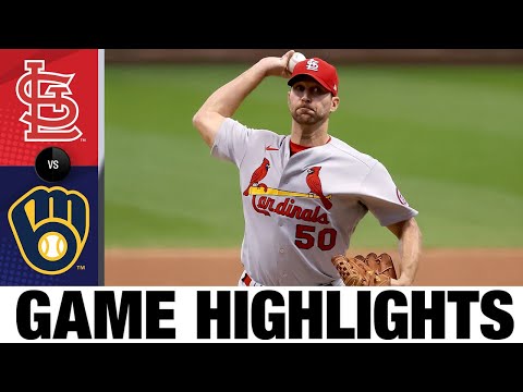 Adam Wainwright tosses complete game in 4-2 win | Cardinals-Brewers Game 1 Highlights 9/16/20