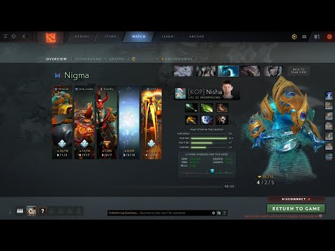 dota2mid Nisha Morphling - Secret vs Nigma - Beyond Epic