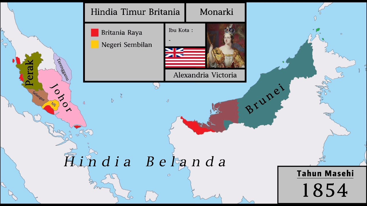 Peta Sejarah | Federasi Malaysia (1800-2021)