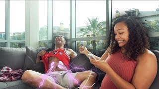 BOYFRIEND EXPERIENCES THE PAIN OF GIVING BIRTH!!! 😂😭 ( HE CRIED LIKE A BABY LOL)